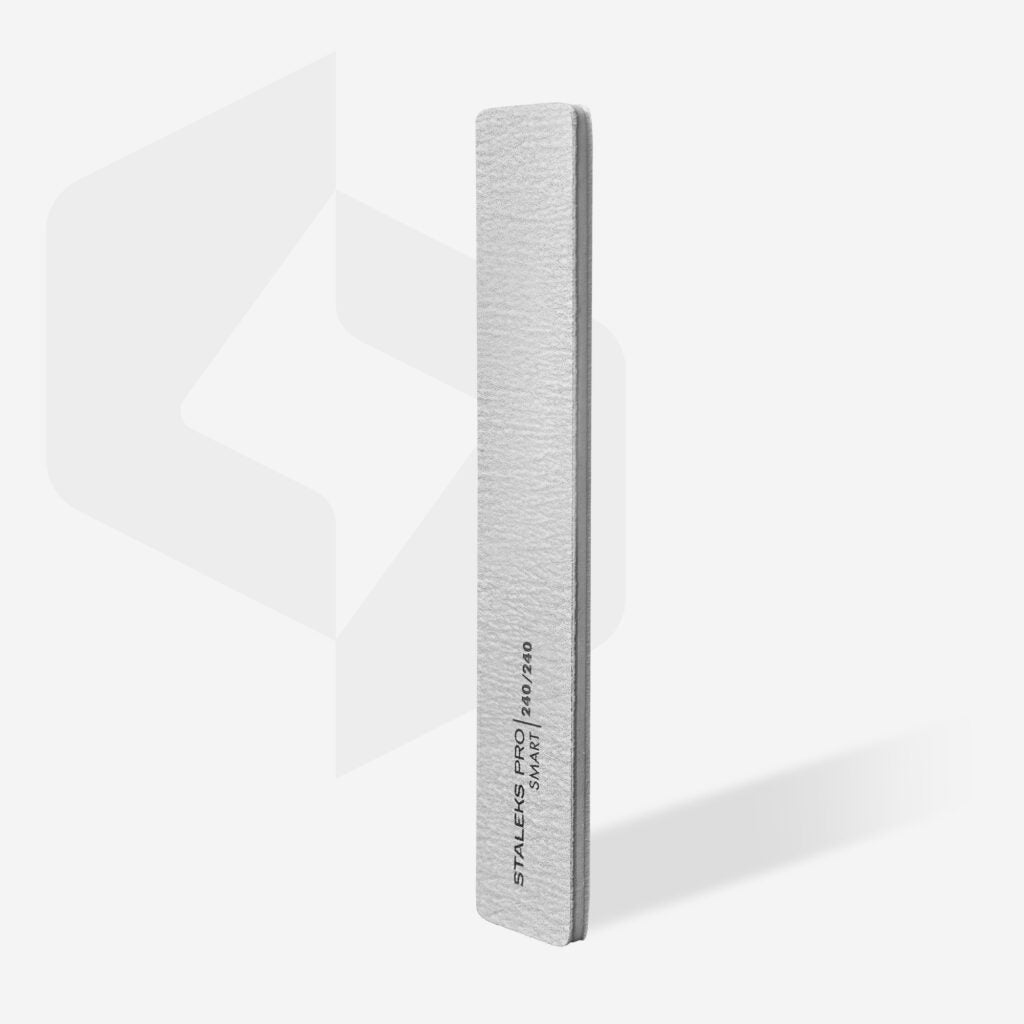 Mineral broad straight nail file SMART 240/240 grit (5 pcs)