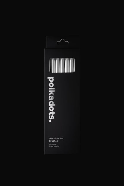 The Silver Set (7 brushes)