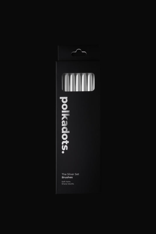The Silver Set (7 brushes)