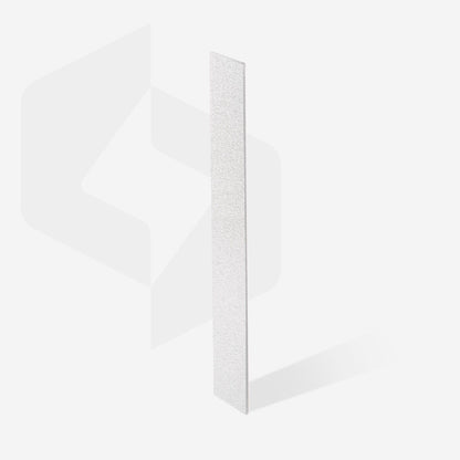 Disposable white files for straight nail file on a soft foam layer EXPERT 20 100 grit (30 pcs)