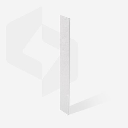 Disposable white files for straight nail file on a soft foam layer EXPERT 20 240 grit (30 pcs)