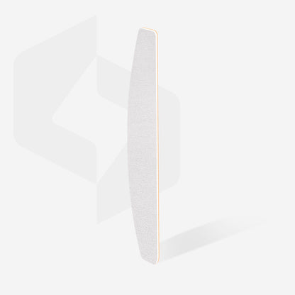 Disposable white files for crescent nail file on a soft foam layer EXPERT 40 150 grit (30 pcs)