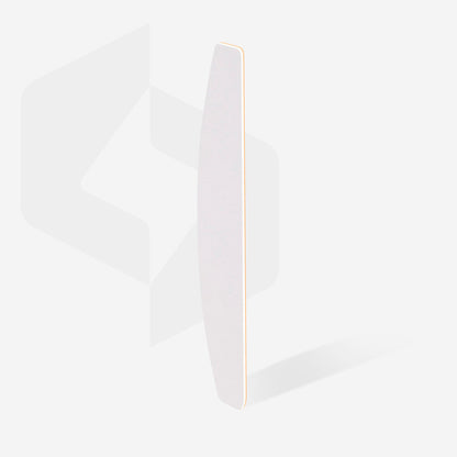 Disposable white files for crescent nail file on a soft foam layer EXPERT 40 240 grit (30 pcs)